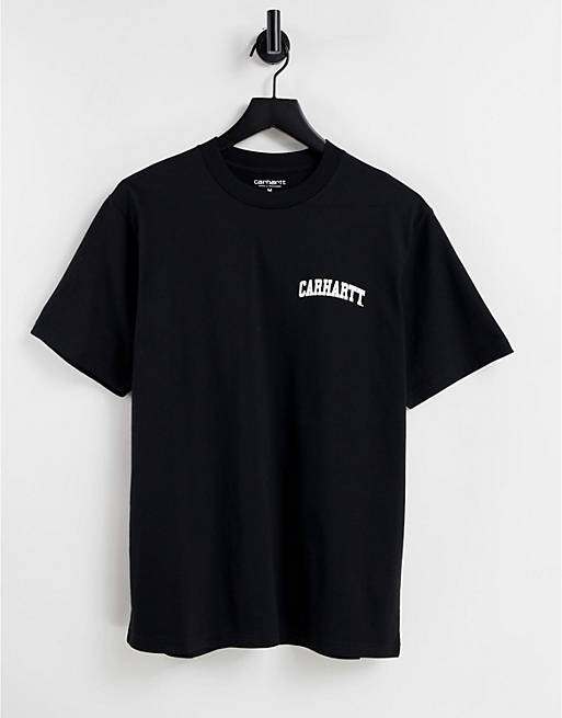 Carhartt WIP university script t-shirt in black