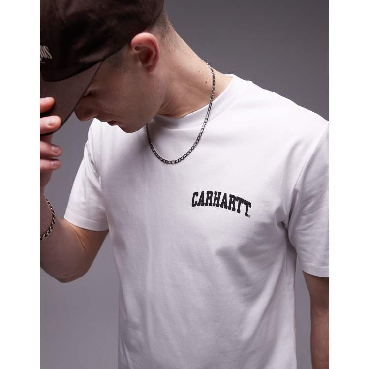 Carhartt college script outlet t shirt