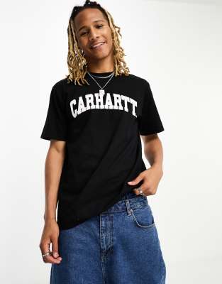 Carhartt WIP university t-shirt in black