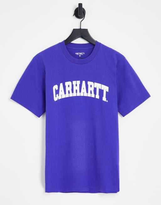 Carhartt WIP university t-shirt in blue