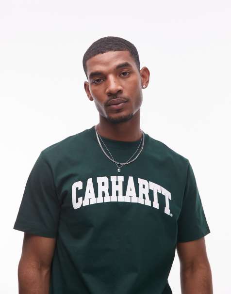 Carhartt WIP University t-shirt in dark green - view 1