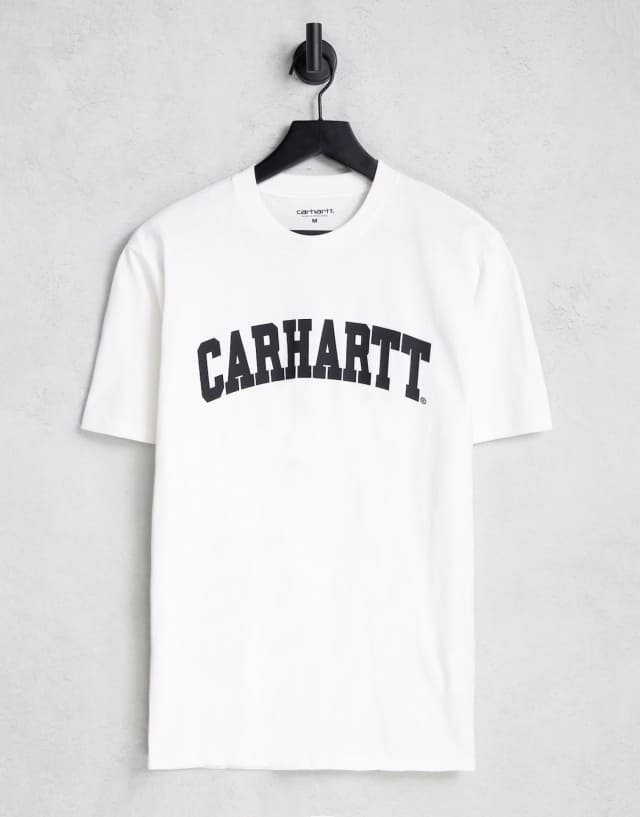 Carhartt WIP university t-shirt in white