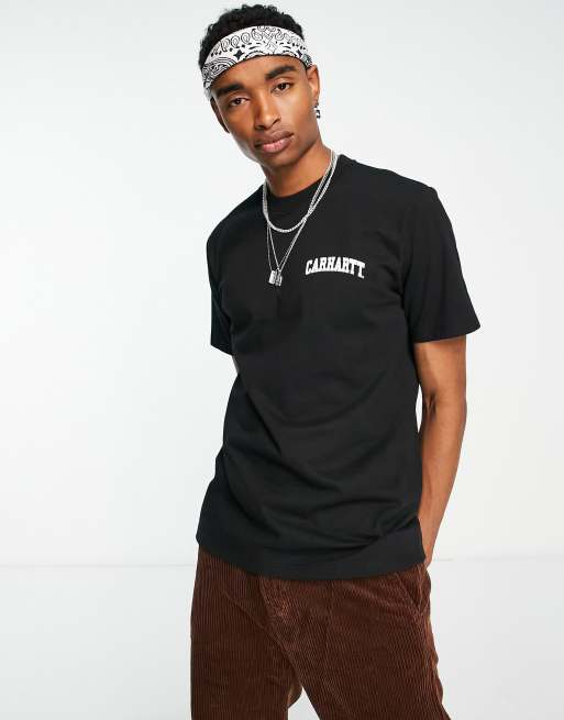 Carhartt WIP - University - T-shirt in zwart