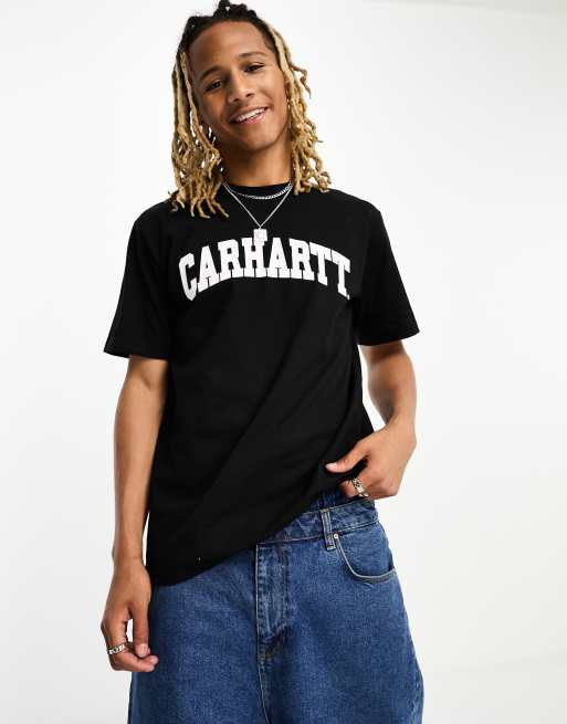 Carhartt WIP - University - T-shirt in zwart
