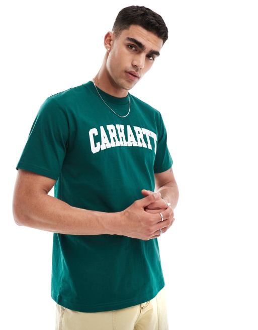 Carhartt WIP - University - T-shirt verde, 3 di 4