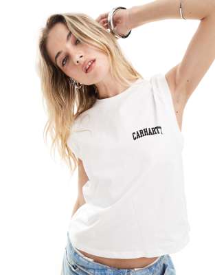 Carhartt WIP university tank top in white