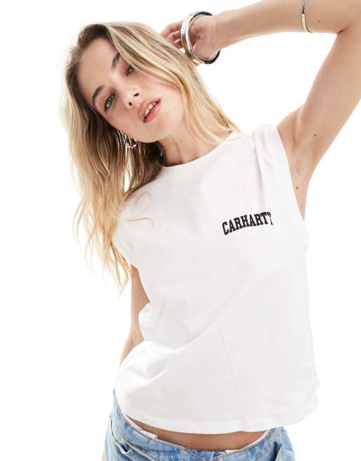 Carhartt WIP – University – Tanktop in Weiß
