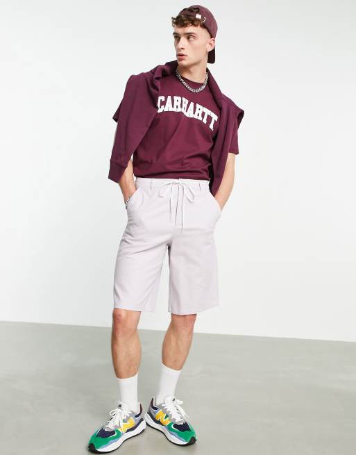 Carhartt WIP – University – Vinröd t-shirt