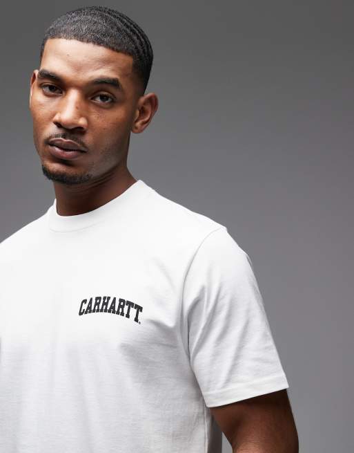 Carhartt WIP – University – Weißes T-Shirt mit Aufschrift, 3 von 5