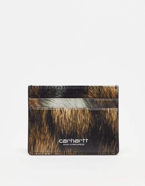 Carhartt WIP vegas cardholder in wild dog print - view 1