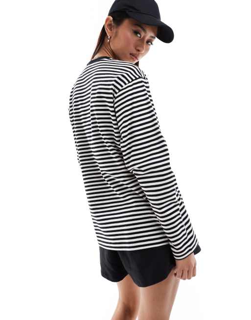 Carhartt WIP – Verner – Langärmliges, gestreiftes Shirt in Schwarz-Bunt, 4 von 4