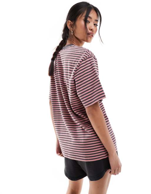Carhartt WIP - Verner - T-shirt à rayures - Rose multicolore, 2 de 4