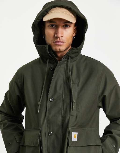 Carhartt WIP vernon jacket with removable liner in green | ASOS