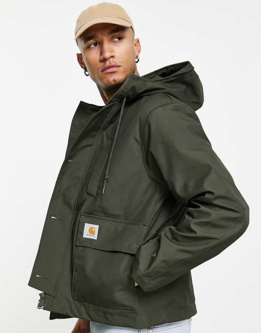 Carhartt WIP - Vernon - Jakke med aftageligt for i grøn