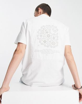 Carhartt WIP verse paisley patch t-shirt in white - ASOS Price Checker