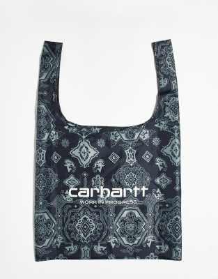 Carhartt WIP verse paisley print shopper bag in black - ASOS Price Checker