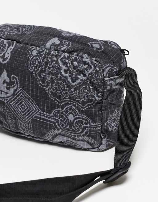 Carhartt WIP Verse Shoulder Bag Black - VERSE PRINT, BLACK