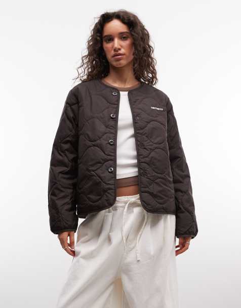 Carhartt WIP veste matelassée Skye marron foncé - view 1
