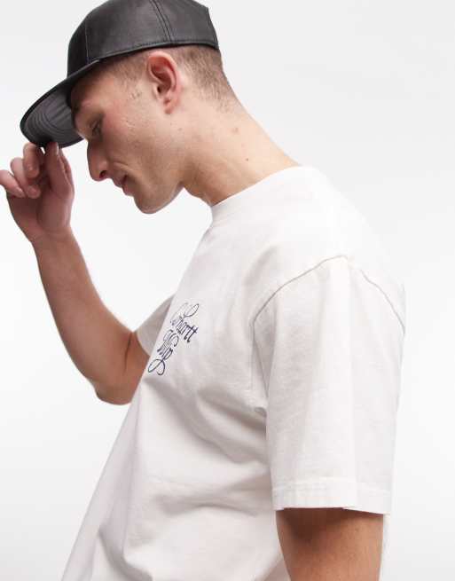Carhartt WIP - Vestige - T-shirt avec imprimé au dos - Blanc, 4 de 5