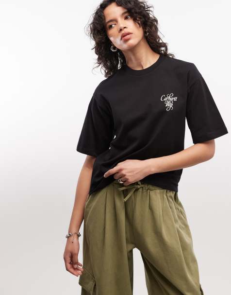 Carhartt WIP – Vestige – T-Shirt in Schwarz mit Rückenprint - view 1