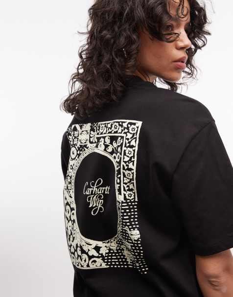 Carhartt WIP - Vestige - T-shirt met print op de achterkant in zwart - view 1