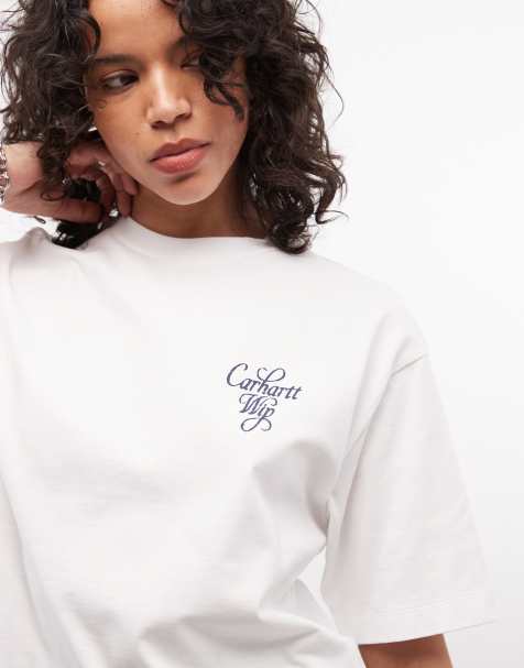 Carhartt WIP vestige t-shirt with back print in white