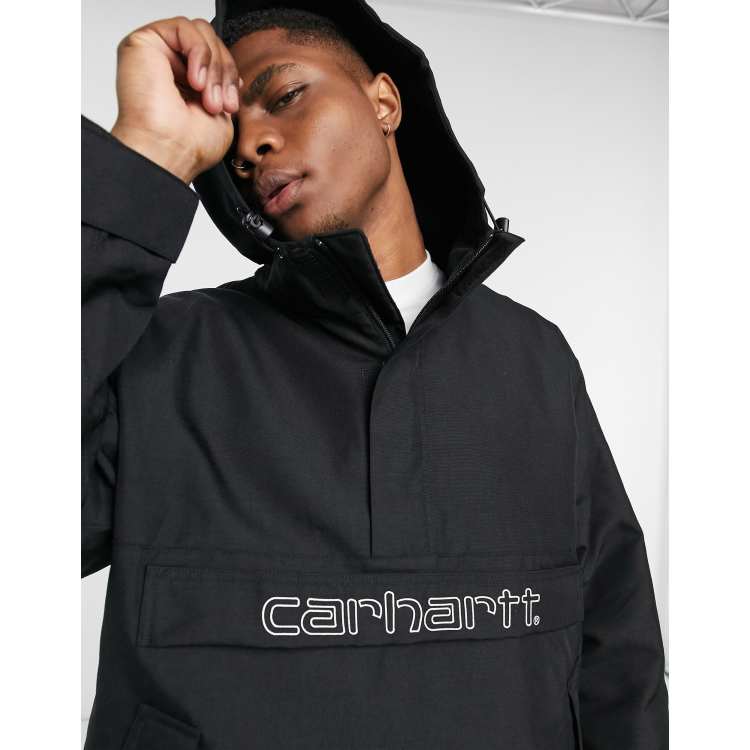 Carhartt WIP Visner pullover jacket in black