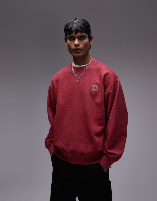 Carhartt WIP Vista Felpa rossa