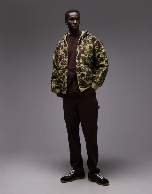 Carhartt WIP – Vista – Gesteppte Oversize-Kapuzenjacke mit Military-Muster, 2 von 5
