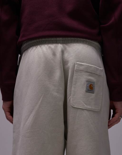 Carhartt WIP - Vista Grand - Beige posede joggingbukser, 5 af 5