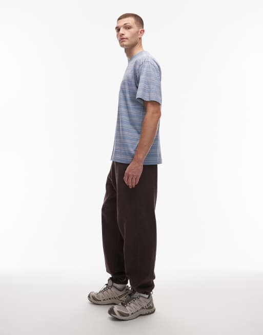 Carhartt WIP - Vista Grand - Joggers larghi marrone scuro, 3 di 5