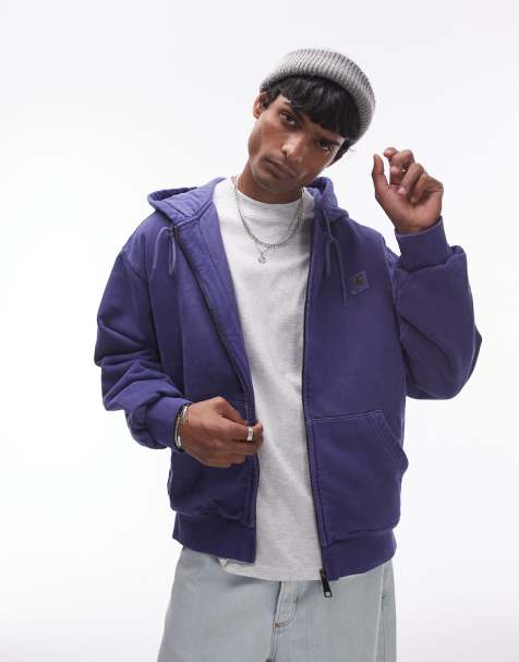 Carhartt WIP - Vista - Jack met rits in paars - view 1