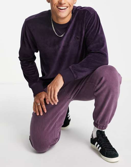 Carhartt WIP vista pigment dye oversize joggers in purple