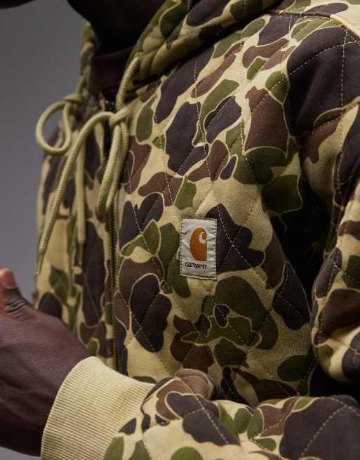Veste à capuche camouflage Simms Katafront River fermeture éclair