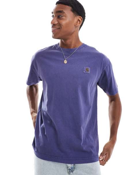Carhartt WIP – Vista – T-Shirt in Mittelblau - view 1