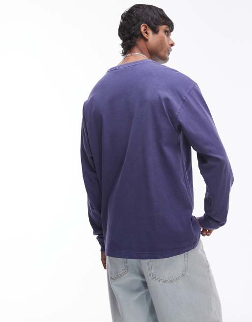 Carhartt WIP - Vista - T-shirt viola a maniche lunghe, 4 di 4