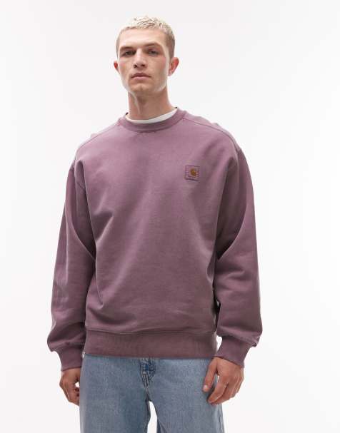 Carhartt WIP - Vista - Vasket lilla sweatshirt - view 1