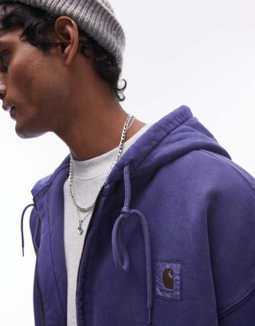 carhartt パープル ジップアップジャケット L carhartt パープル ジップアップジャケット L Carhartt zip up - Etsy 日本