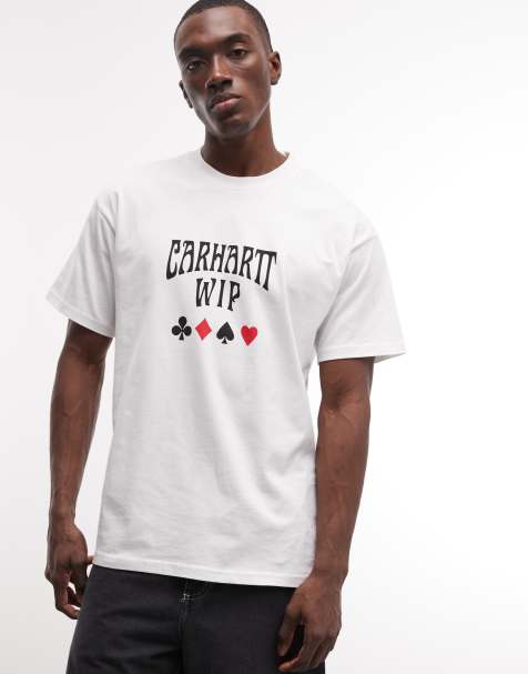 Carhartt WIP – Vit t-shirt med ficka - view 1