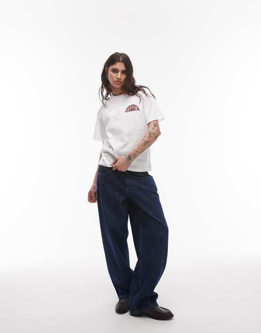 Carhartt WIP – Vit t-shirt med tryck baktill , 3 av 4