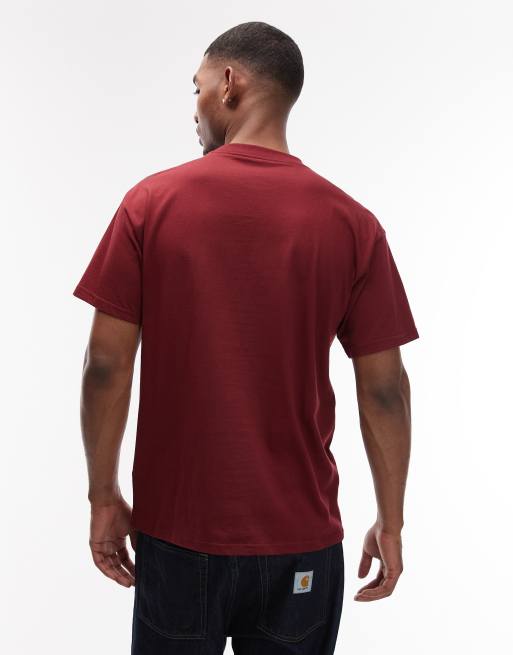 Carhartt WIP - Vroooom - T-shirt bordeaux, 3 di 5