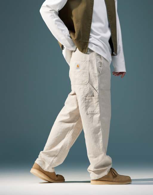 Carhartt WIP - Walter - Bukser med dobbelte knæ i lys beige - Del af sæt, 2 af 5