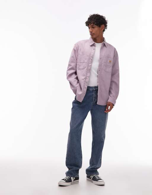 Carhartt WIP - Walter - Camicia giacca rosa con tasca, 2 di 5
