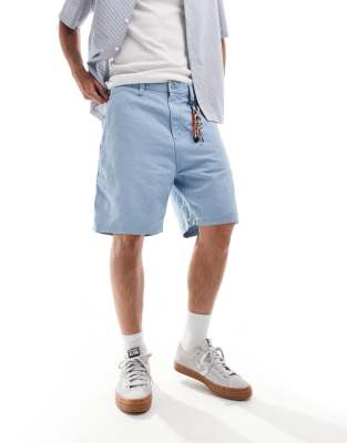 Carhartt WIP Carhartt WIP walter double knee short in light blue