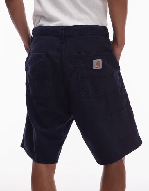 Carhartt WIP – Walter – Locker geschnittene Shorts in Marineblau mit einlagiger Kniepartie, 5 von 5