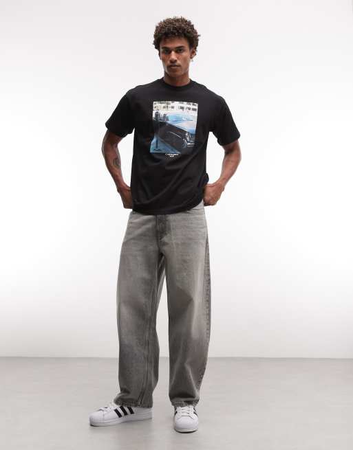 Carhartt WIP - Warm Views - T-shirt avec imprimé au dos et sur le devant - Noir, 3 de 5