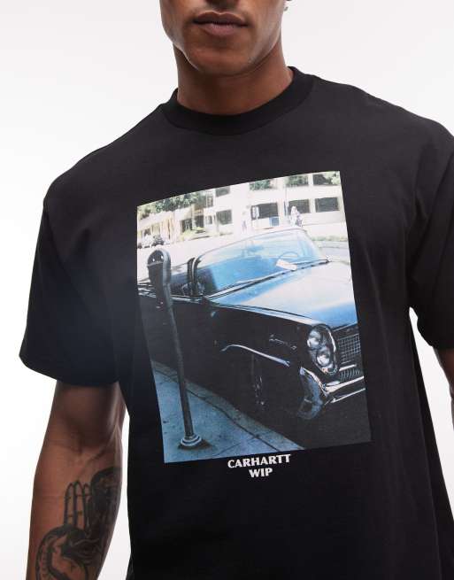 Carhartt WIP - Warm Views - T-shirt avec imprimé au dos et sur le devant - Noir, 5 de 5