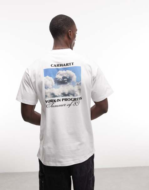 Carhartt WIP - Warm Views - T-shirt bianca con stampa sul retro - view 1