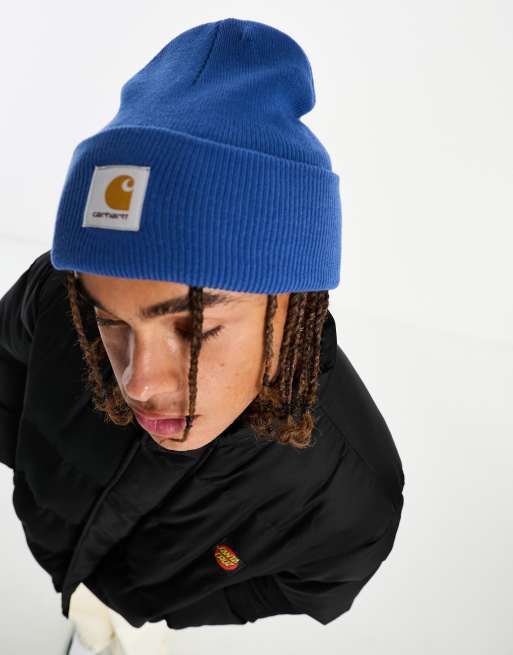 Carhartt WIP watch beanie in blue