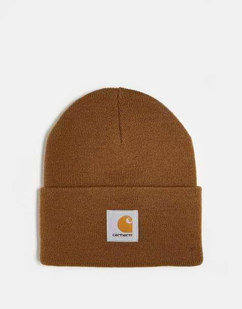 Carhartt WIP watch beanie in brown - view 1